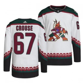 Arizona Coyotes Lawson Crouse 67 Adidas Weiss Trikot Authentic - Herren